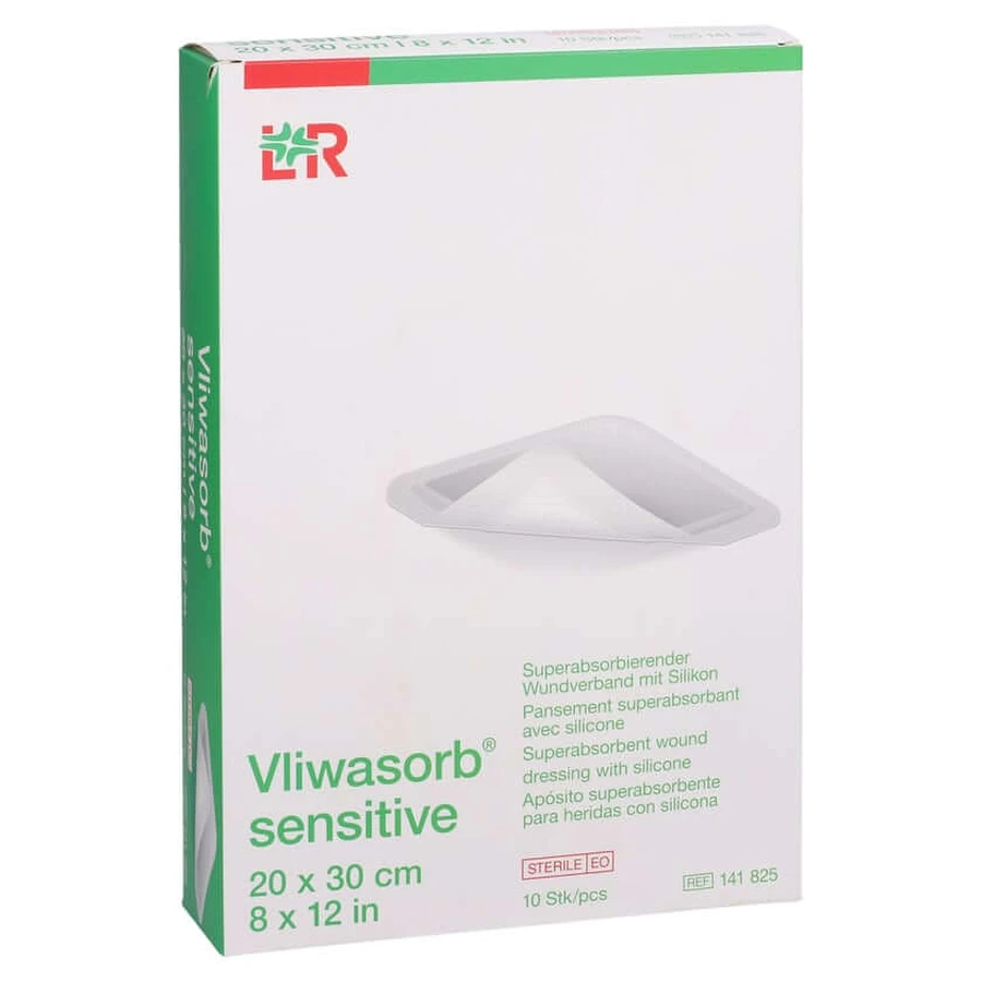 Vliwasorb Sensitive 20x30 cm superabsorb 10 St