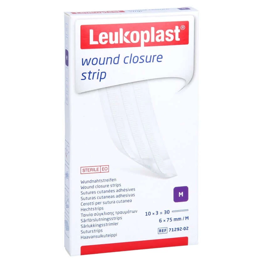 Leukoplast Wound Closure strip 6x75 mm w 10X3 St