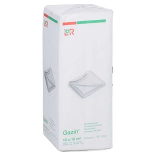 Gauze pads, 10x10 cm, non-sterile, 32-ply, 50 count