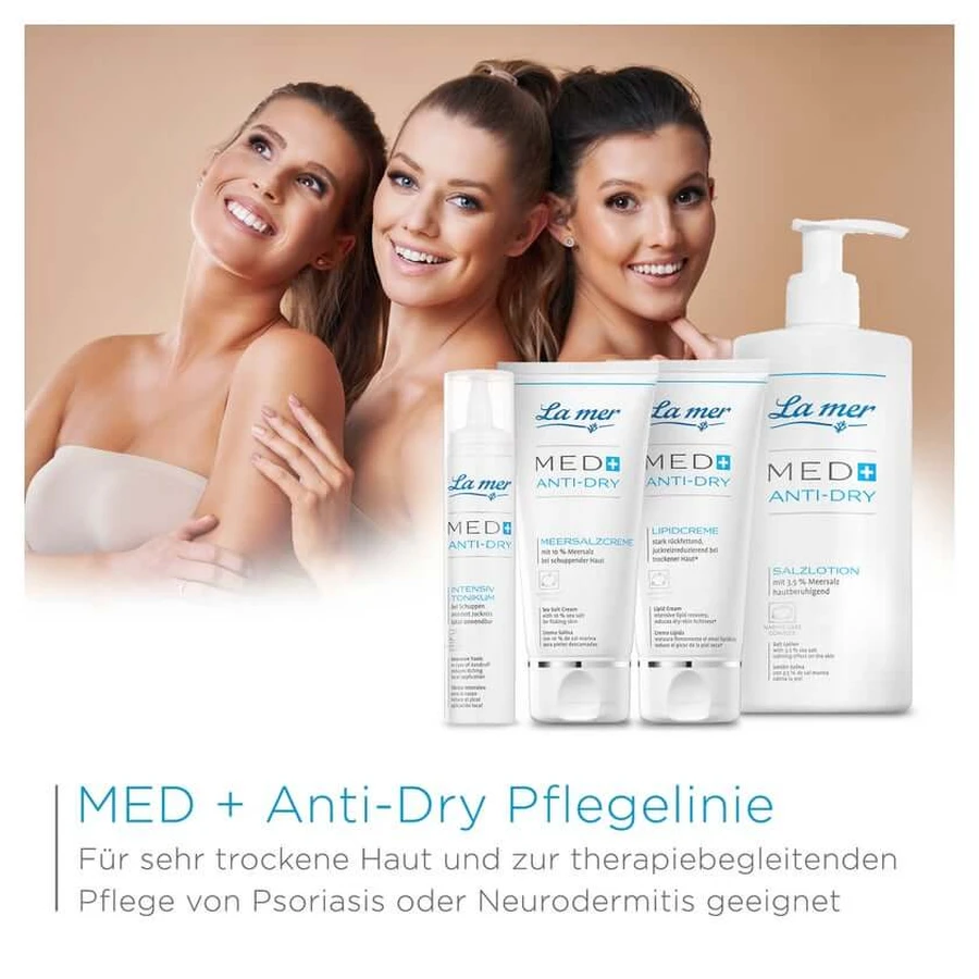 La mer MED+ ANTI-DRY Crème au sel marin sans parfum 50 ml