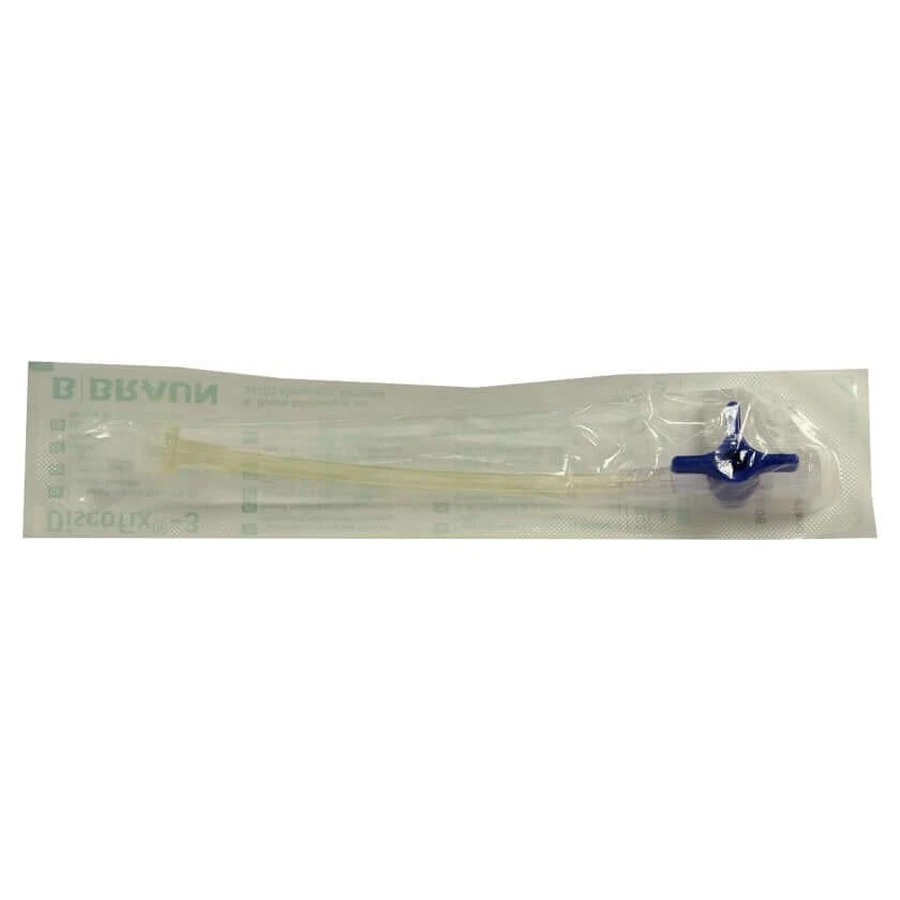Zawór trójdrożny Discofix, niebieski, z wężem o długości 10 cm, 1 szt.: ceny i cechy