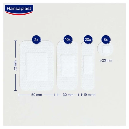 Hansaplast Sensitive pleisters, 40 stuks