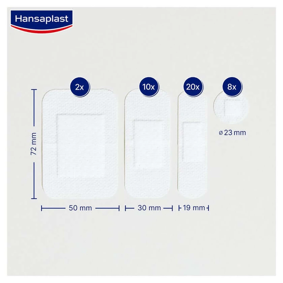 Hansaplast Sensitive pleisters, 40 stuks