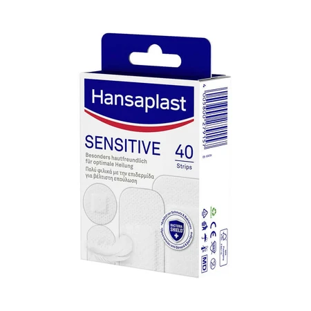 Hansaplast Sensitive pleisters, 40 stuks