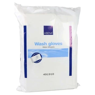 Molton washcloths, 16x23 cm, white, 50 count