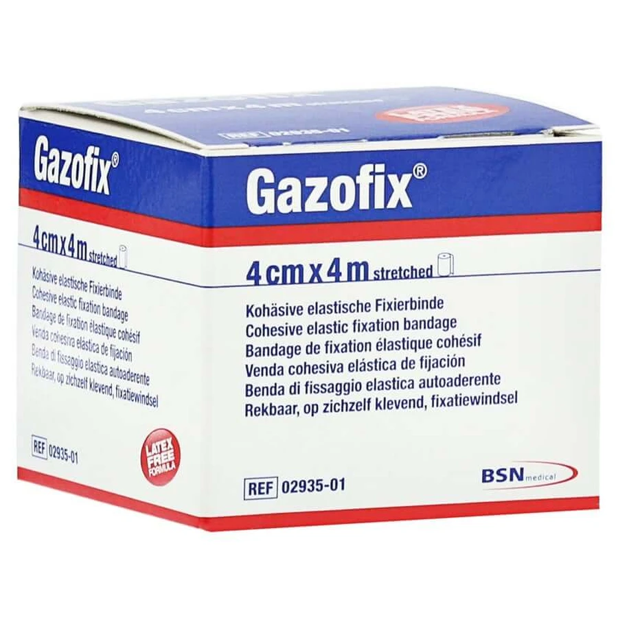 Gazofix Cohesive Adhesive Bandage, 4 cm x 4 m, 1 piece