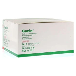 Gazin Swabs, Plum-sized, Sterile, Size 3, 20, 30 x 3 pcs