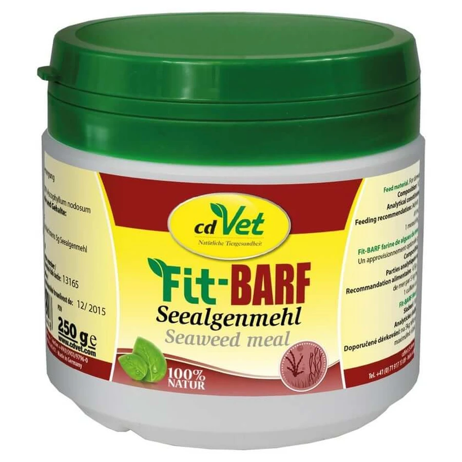 Fit-barf : Farine d'algues en poudre pour animaux de compagnie, 250 g