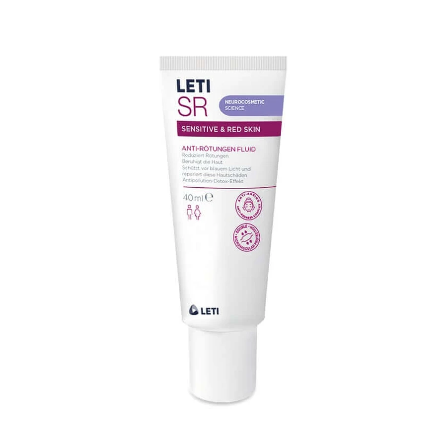 LETI SR Fluid przeciw zaczerwienieniom 40 ml: ceny i cechy