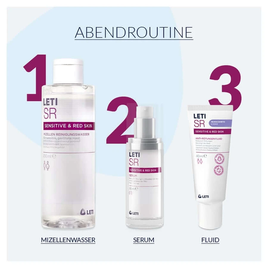 LETI SR Fluid przeciw zaczerwienieniom 40 ml: ceny i cechy