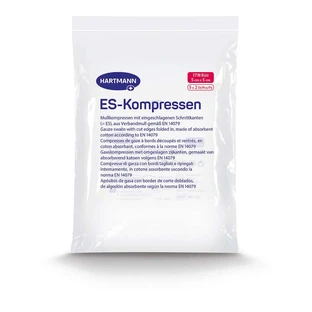 ES Sterile Compresses, 8-fold, 5 x 5 cm, 5 x 2 pcs