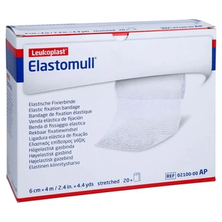 Elastomull 6 cm x 4 m, elastic fixation band 2100, 20 pieces