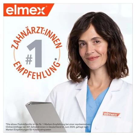 elmex Junior Toothpaste for Ages 6–12, 2 x 75 ml