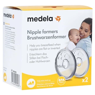 Formadores de pezones Medela, paquete de 2