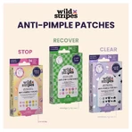 Wild Stripes Anti-Acne Patches Smile Stop, 24 Count