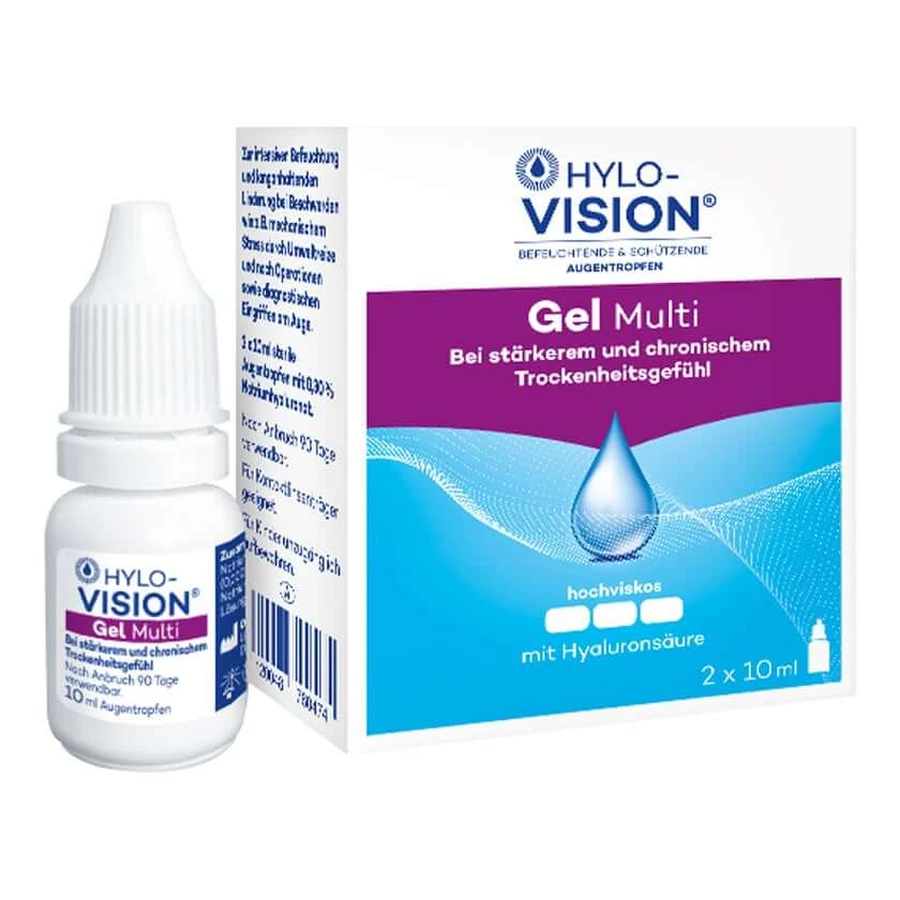 Hylo-Vision Gel Multi 2 x 10 ml