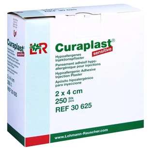 Apósitos adhesivos Curaplast Sensitive, 2 x 4 cm, 250 unidades