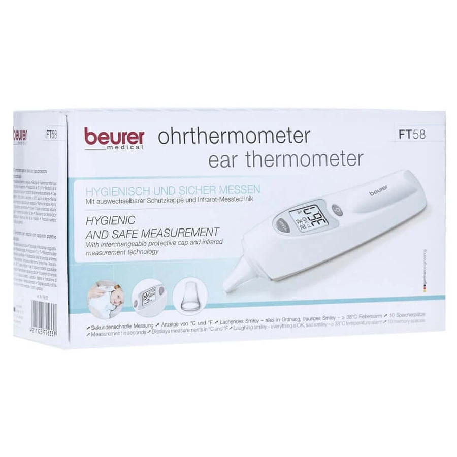 Beurer digitale thermometer (FT 58 WS) 1 stuk