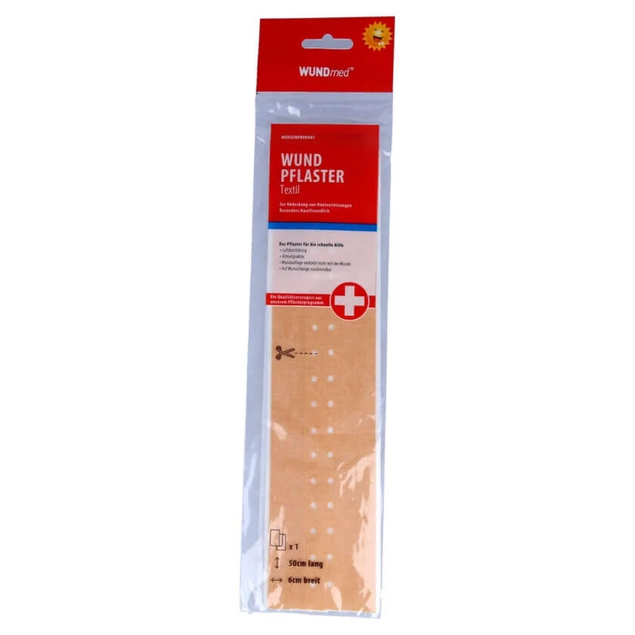 Textielverband, 6 cm x 0,5 m, 1 stuk