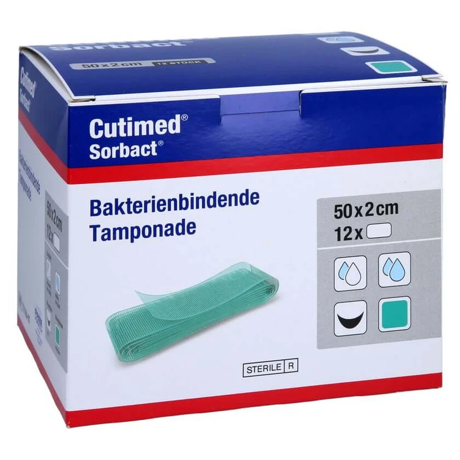 Cutimed Sorbact Dressings 2x50 cm, 24 pcs