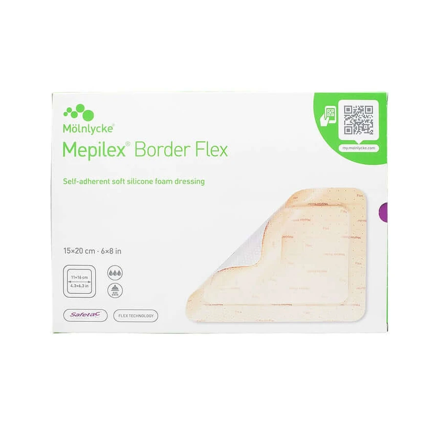 Mepilex Border Flex Schaumverb.haft.15x20 Cm 10 St