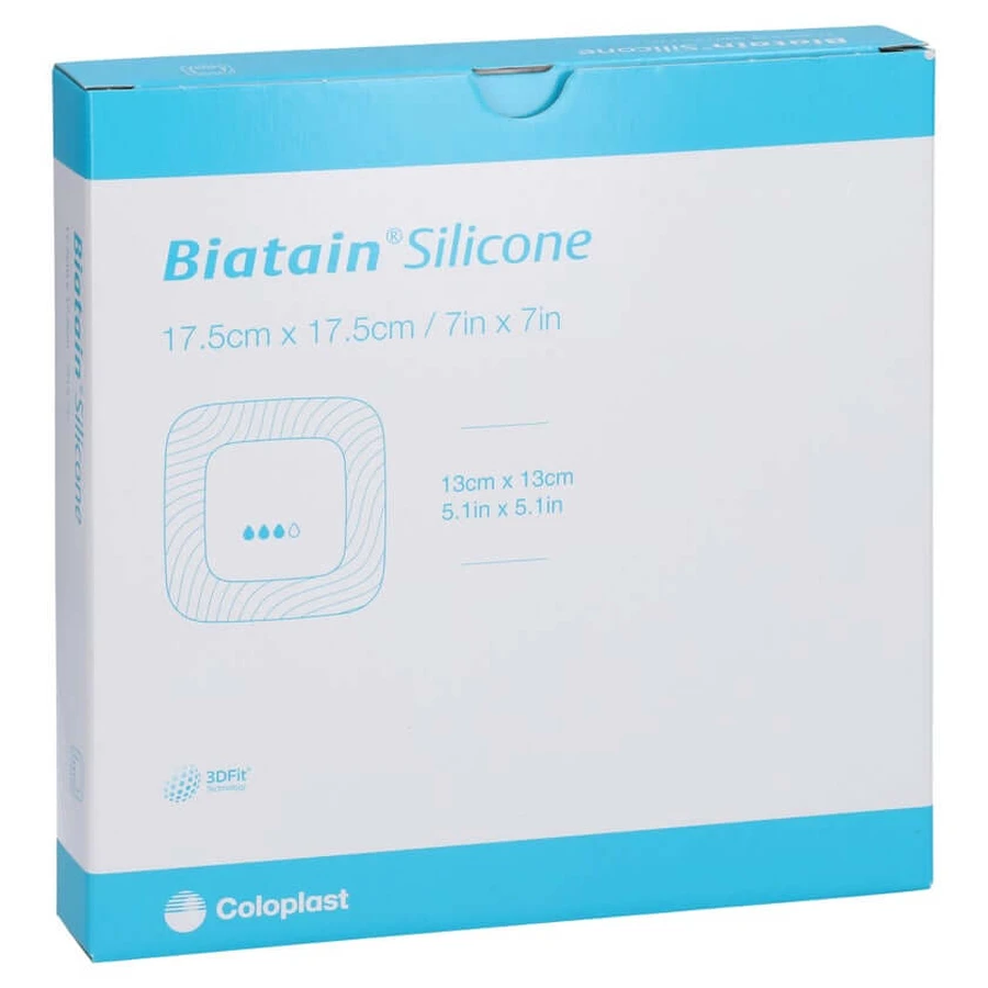 Biatain Silicone Foam Dressing 17.5 x 17.5 cm, 5 pcs