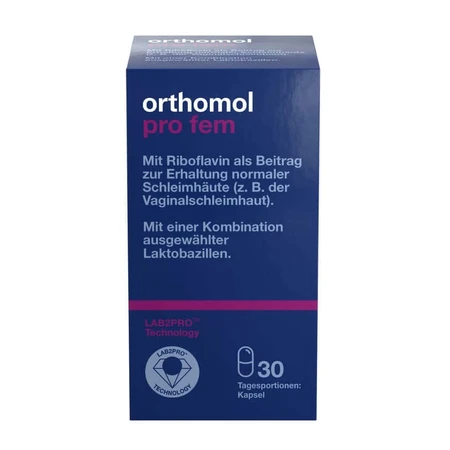 Orthomol Pro Fem-capsules, 30 stuks