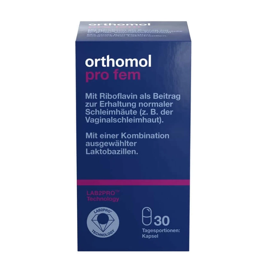 Orthomol Pro Fem-capsules, 30 stuks
