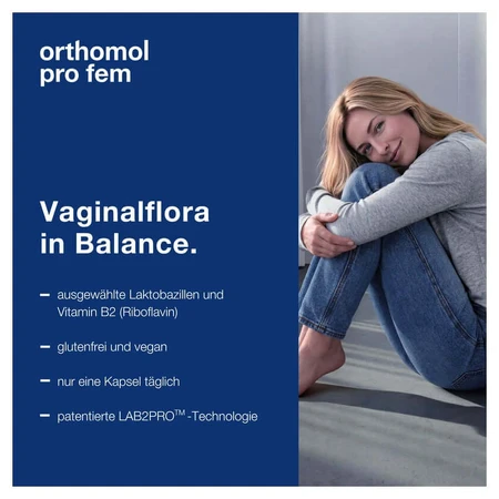 Orthomol Pro Fem-capsules, 30 stuks