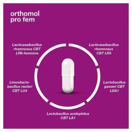 Orthomol Pro Fem-capsules, 30 stuks