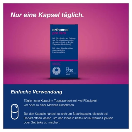 Orthomol Pro Fem-capsules, 30 stuks