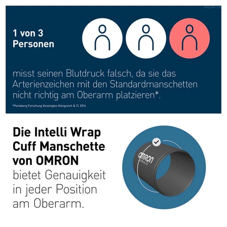 Tensiomètre à bras Omron M4 Connect Afib, 1 unité