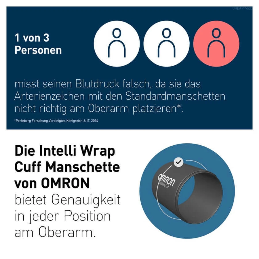 Tensiomètre à bras Omron M4 Connect Afib, 1 unité