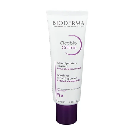 Bioderma Cicabio Hydraterende Crème voor Irritaties en Verwondingen, 40 ml