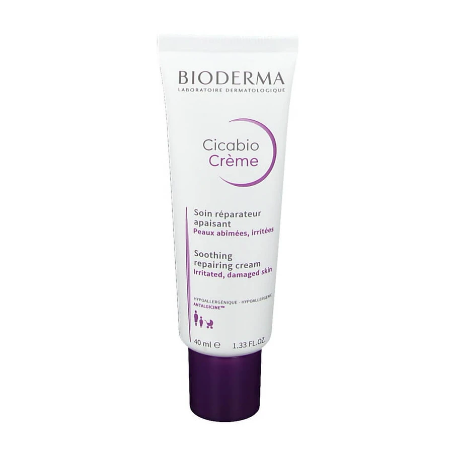 Bioderma Cicabio Hydraterende Crème voor Irritaties en Verwondingen, 40 ml