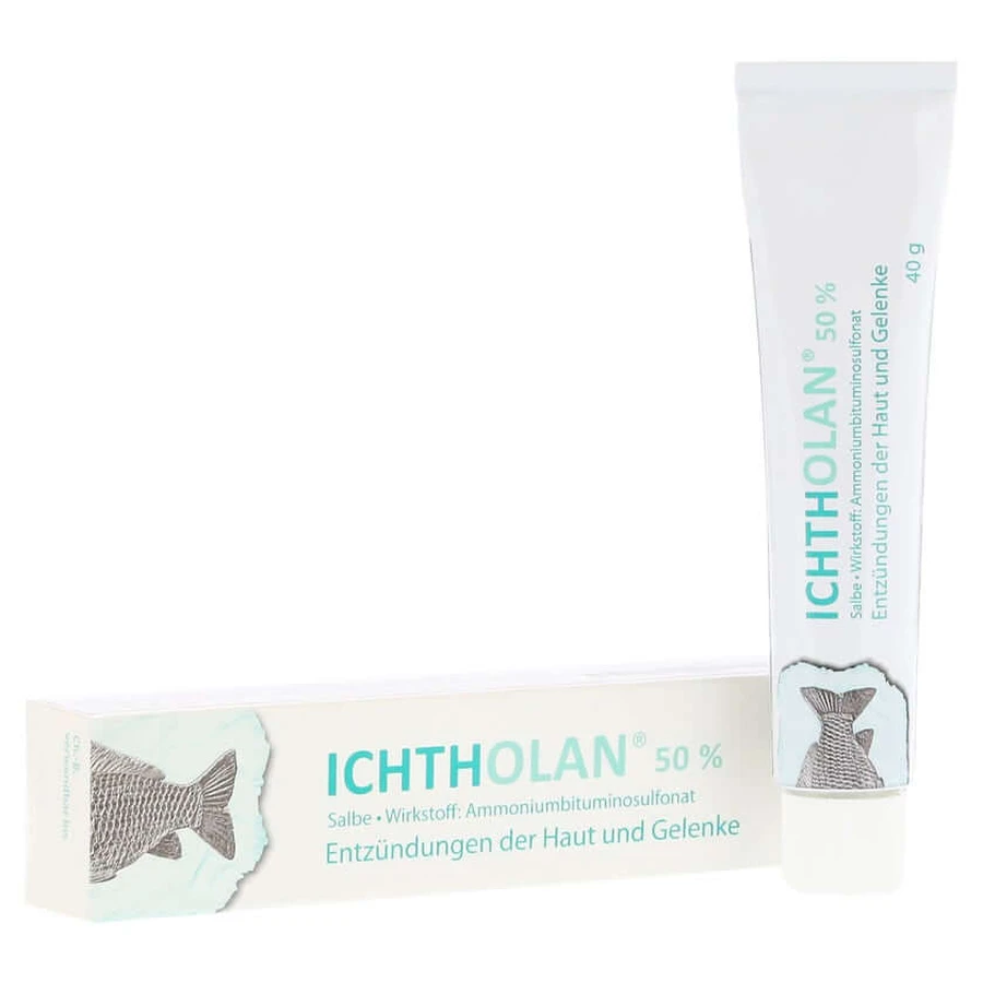Pommade Ichtholan 50 % - Réimportée, 40 g