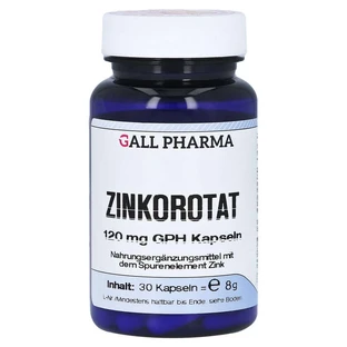 Gélules d'orotate de zinc 120 mg GPH, boîte de 30