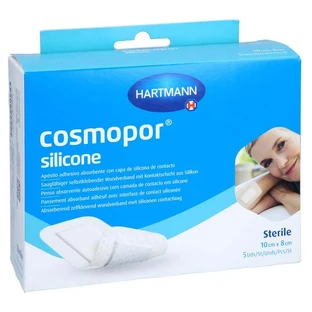 Pansament cu silicon Cosmopor 8x10 cm, 5 bucăți