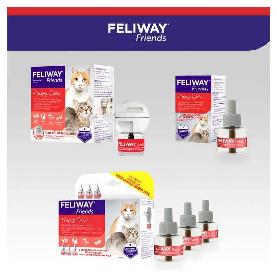FELIWAY Friends, paquete económico de 3 x 48 ml
