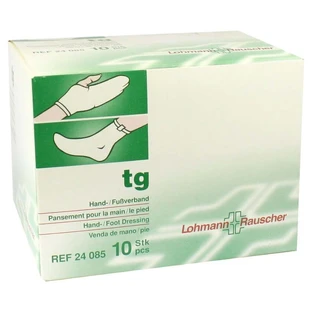TG Hand/Foot Bandage, White, 10 Count