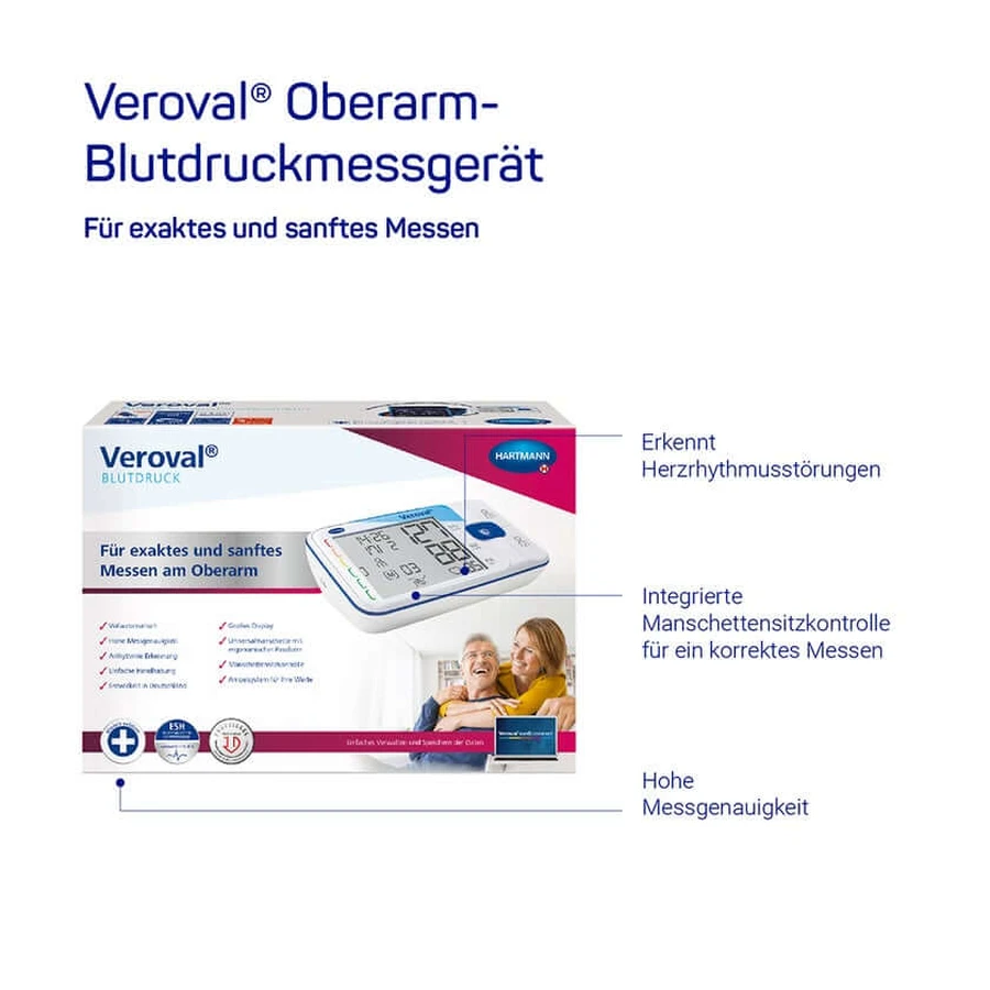 Veroval Upper Arm Blood Pressure Monitor, 1 unit