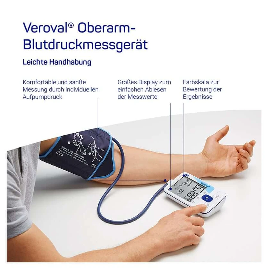 Veroval Upper Arm Blood Pressure Monitor, 1 unit