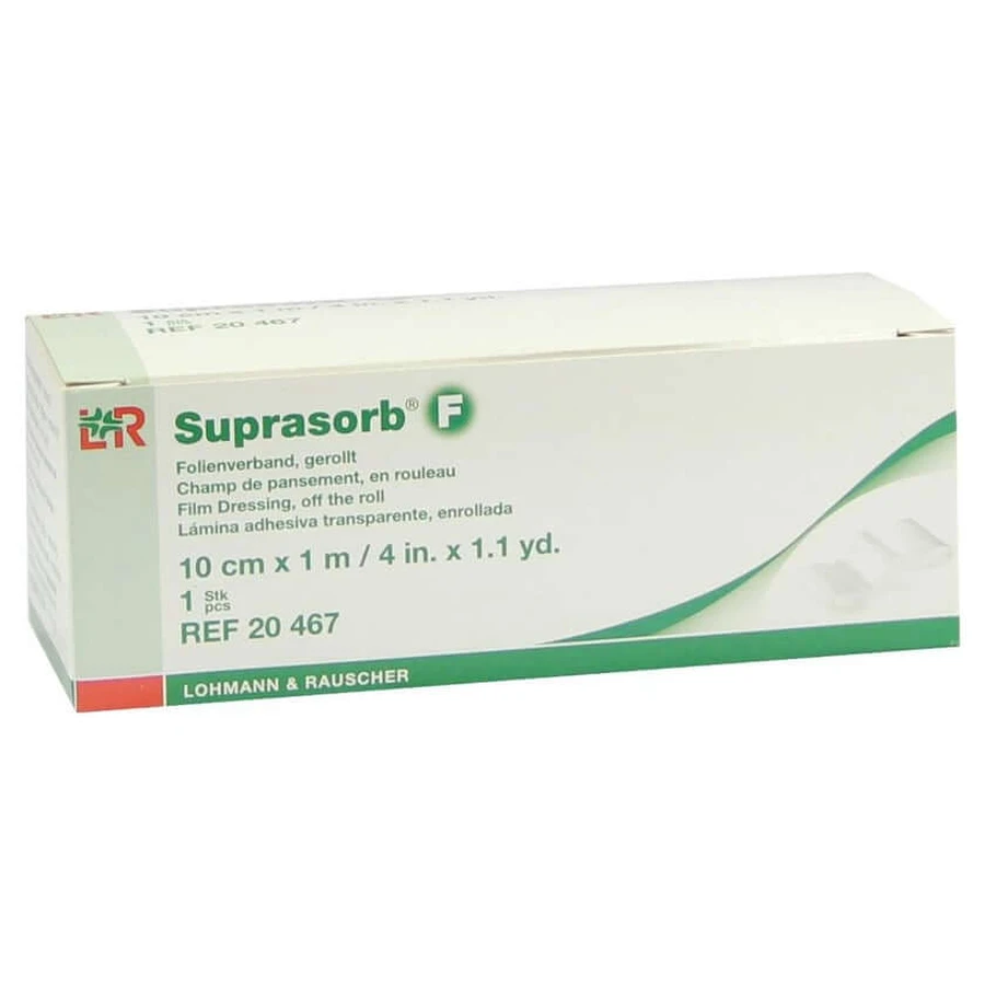 Suprasorb F Film wondverband, 10 cm x 1 m, op rol, 1 stuk