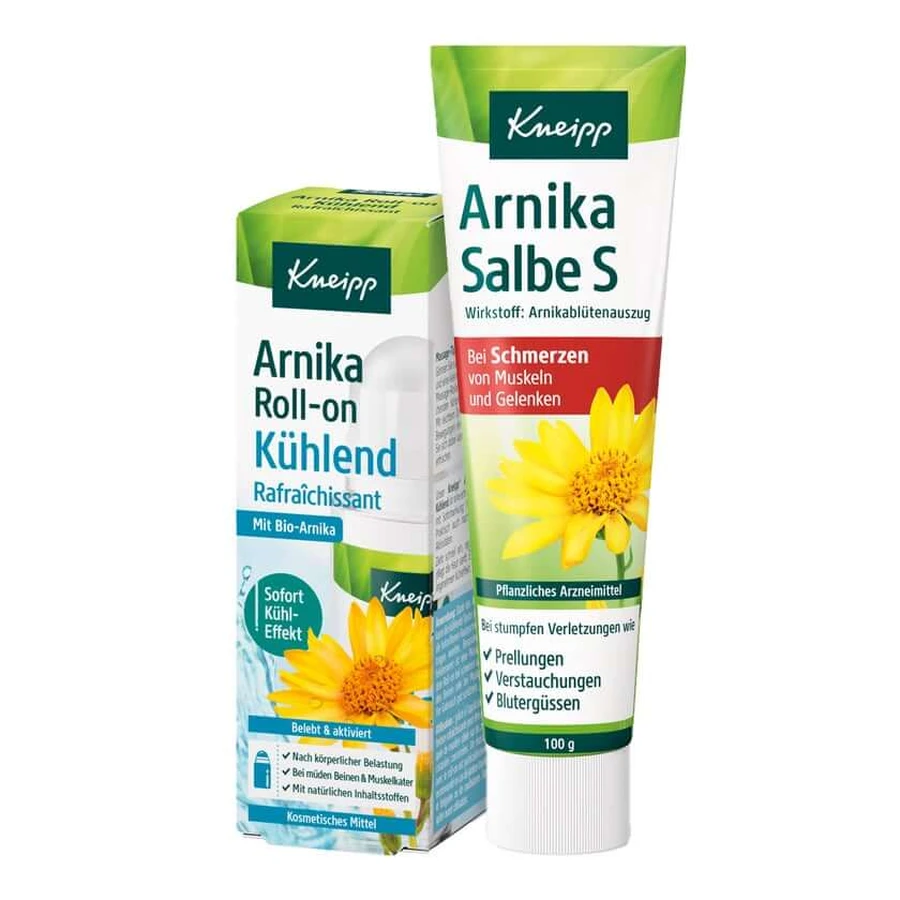 Kneipp Arnika Salbe S + Roll-on Kühlend 1 Set