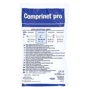 Bas de contention Comprinet Pro pour la prévention de la thrombose, mi-bas, blancs, taille 5 (2 paires)