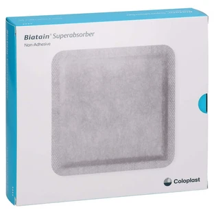 Biatain Super Absorbent Pads, Non-Adhesive, 15x15 cm, 10 Count