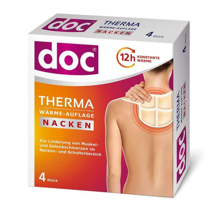 doc Therma Neck Heating Pad, 4-pack
