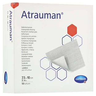 Atrauman 7.5 x 10 cm Sterile Gauze Pads, 50 Count