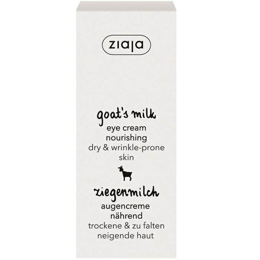 Buy Moisturizing eye cream with goat milk, 15 ml, Ziaja Moisturizing eye cream with goat milk, 15 ml, Ziaja