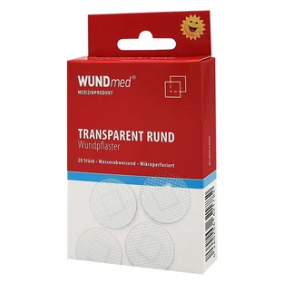 Wundpflaster 2,5 cm rund transparent 20 St